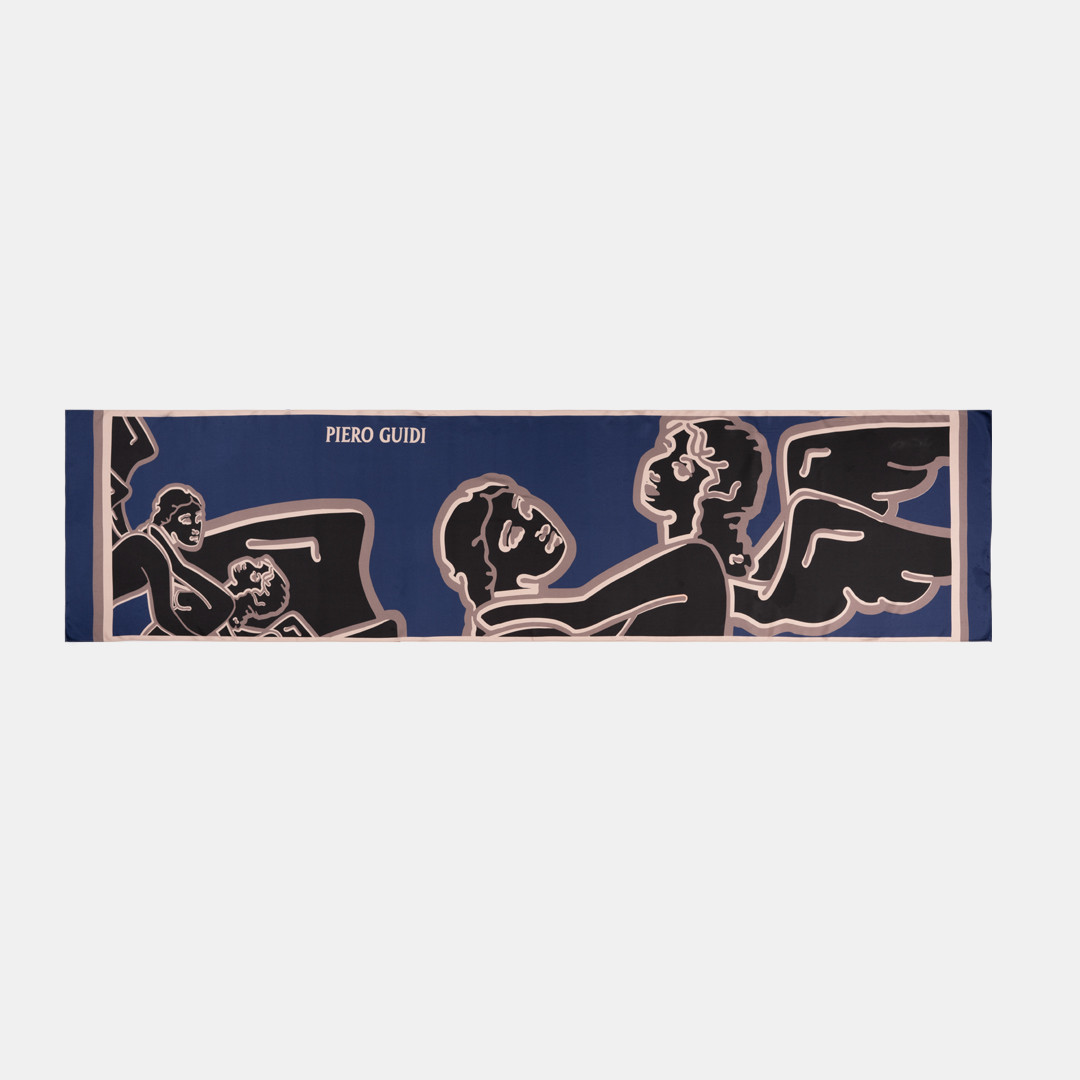 PIERO GUIDI SILK SCARF "I...